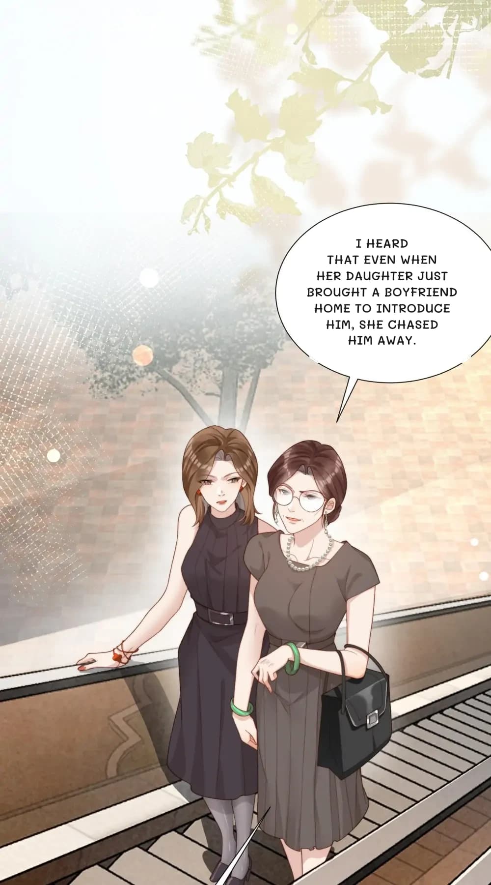 I heard that even when her daughter just brought a boyfriend home to introduce him, she chased him away.
