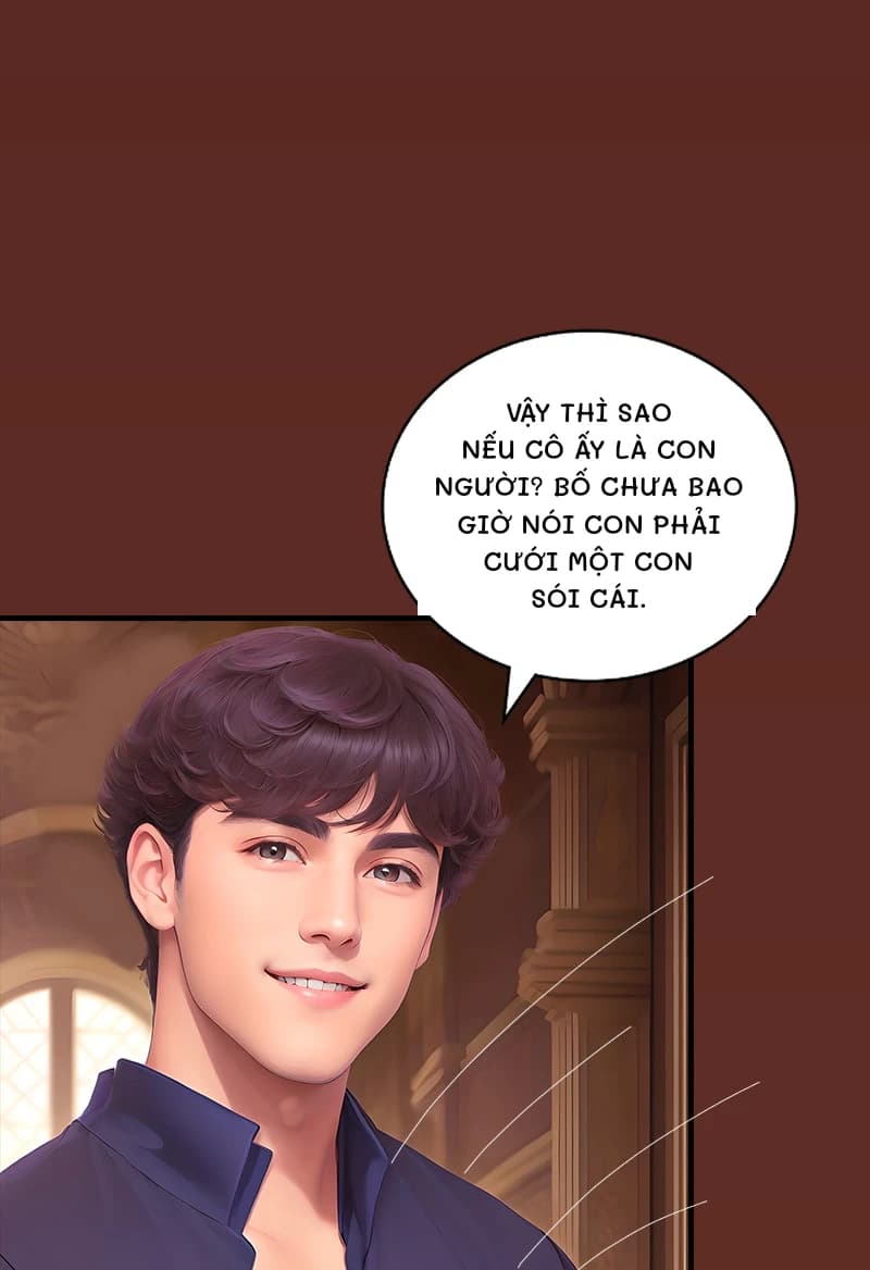 Vậy thì sao nếu cô ấy là con người? Bố chưa bao giờ nói con phải cưới một con sói cái.