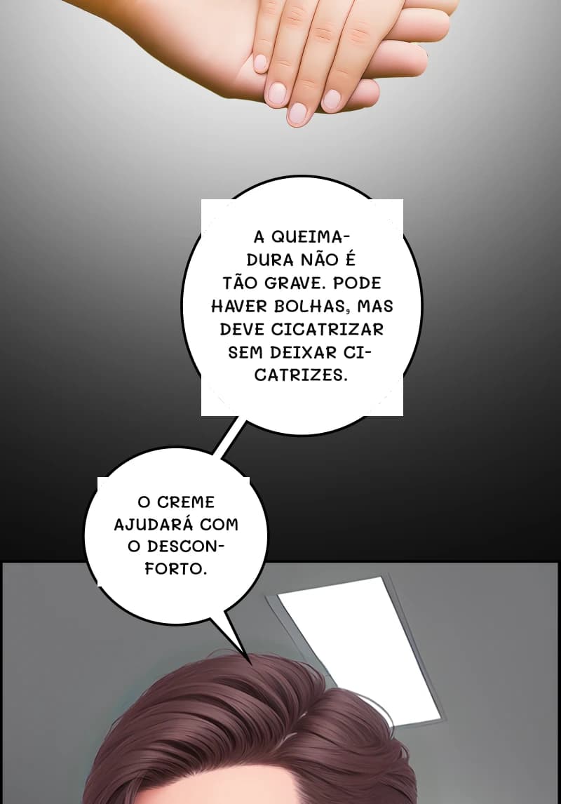 A queimadura não é tão grave. Pode haver bolhas, mas deve cicatrizar sem deixar cicatrizes.
O creme ajudará com o desconforto.
