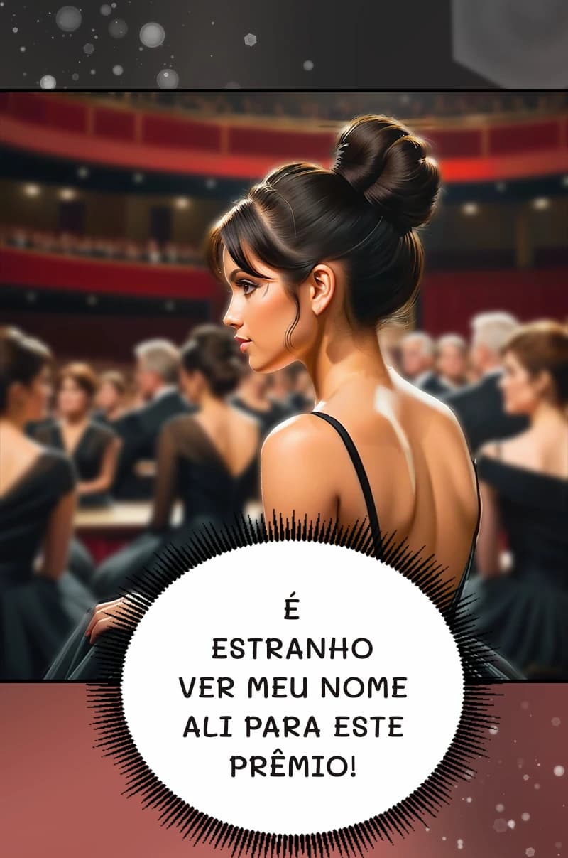 É estranho ver meu nome ali para este prêmio!