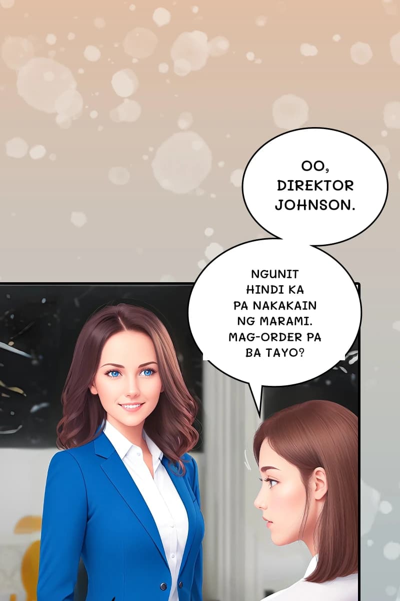 Oo, direktor johnson.
Ngunit hindi ka pa nakakain ng marami. Mag-order pa ba tayo?