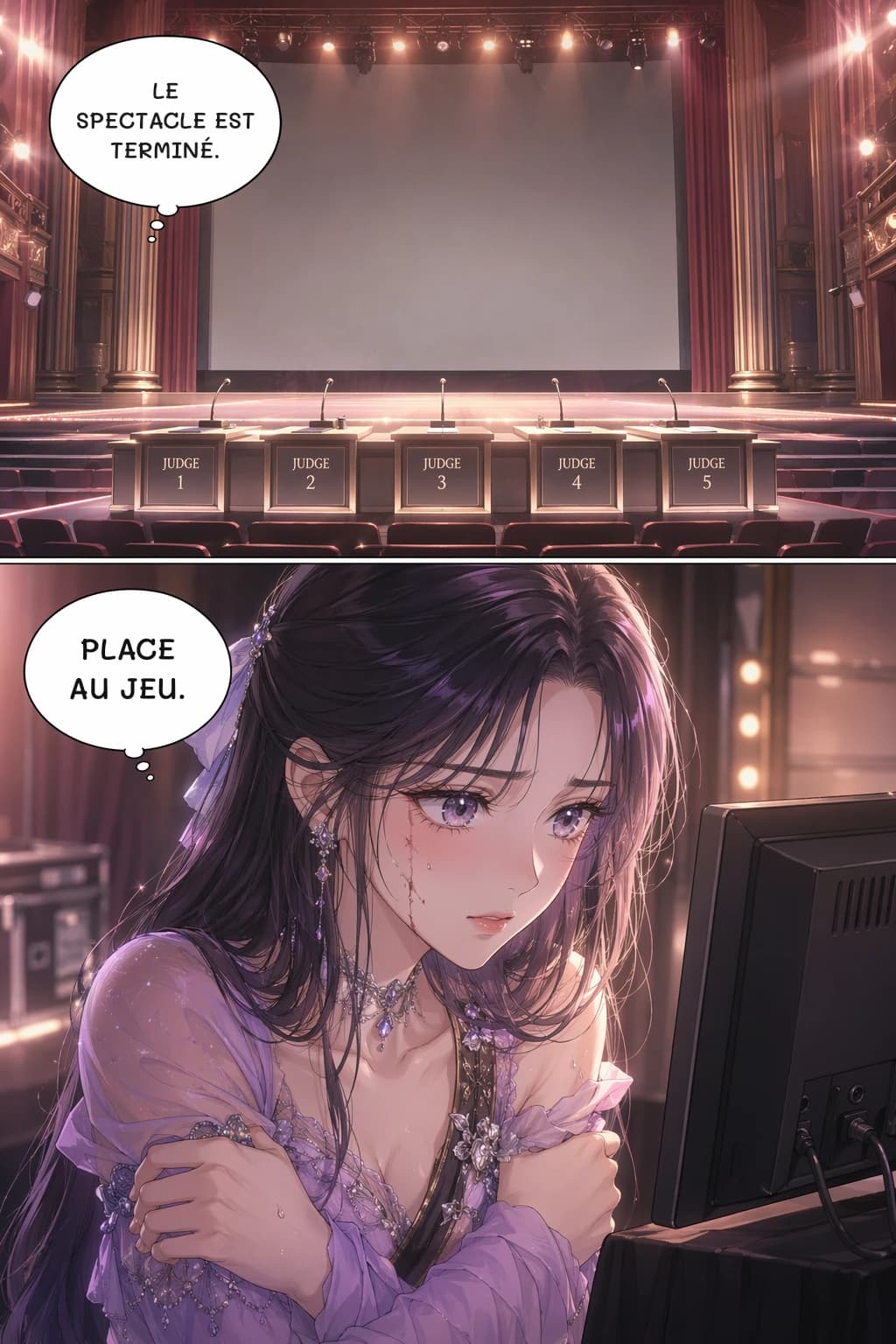 LE SPECTACLE EST TERMINÉ.
PLACE AU JEU.