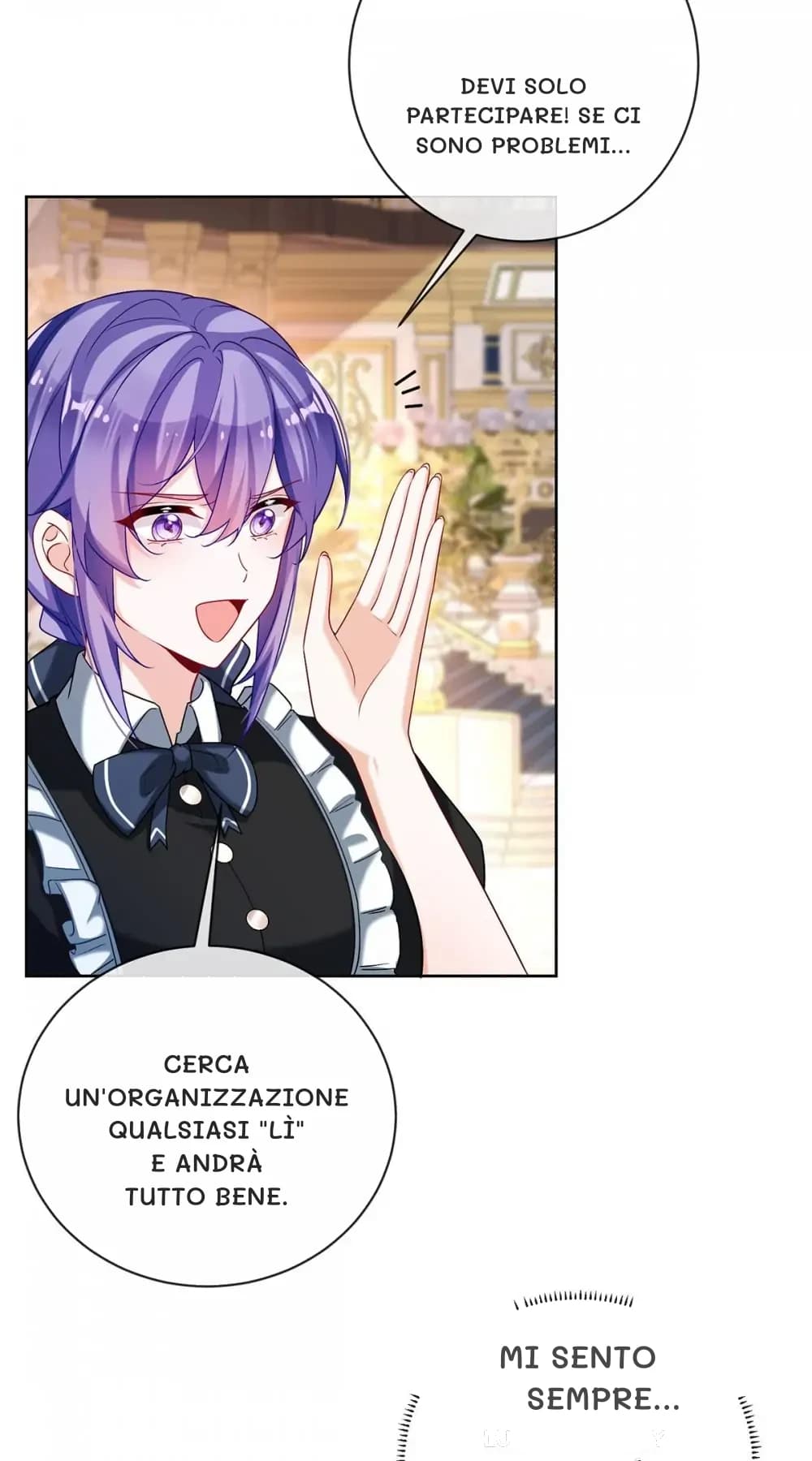 Devi solo partecipare! Se ci sono problemi...
Cerca un'organizzazione qualsiasi "lì" e andrà tutto bene.
Mi sento sempre...