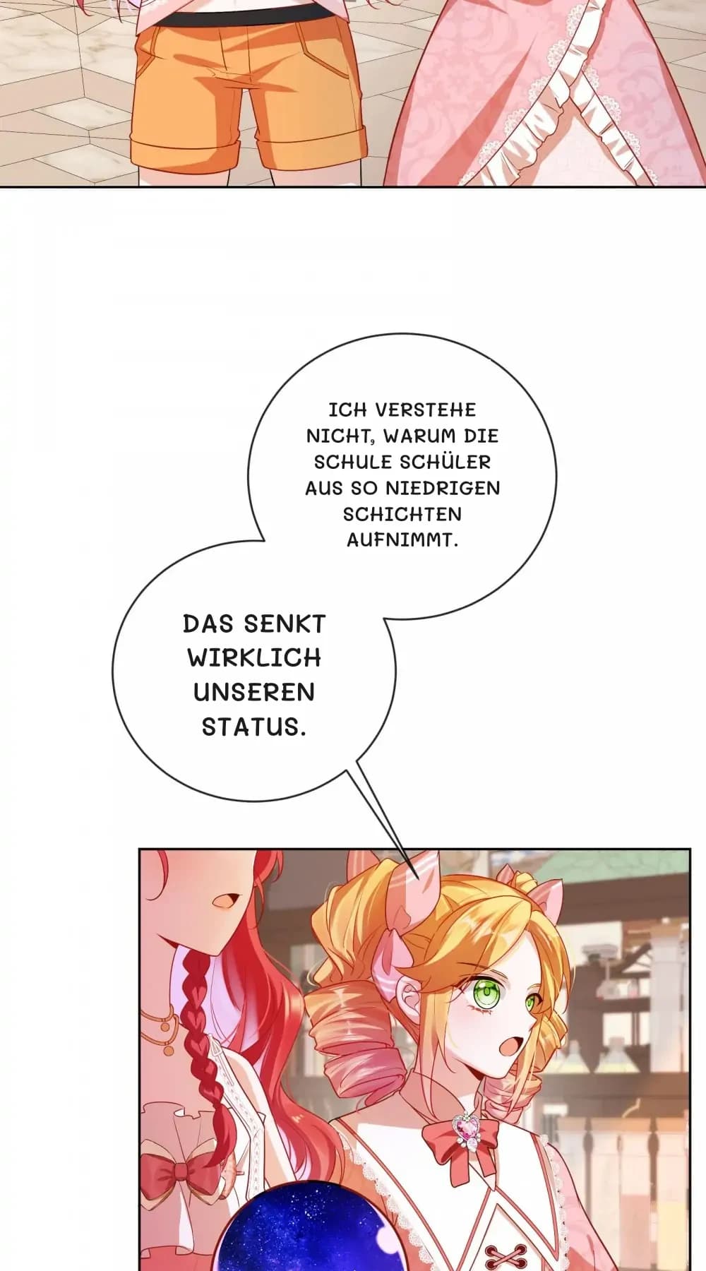 Ich verstehe nicht, warum die Schule Schüler aus so niedrigen Schichten aufnimmt.
Das senkt wirklich unseren Status.