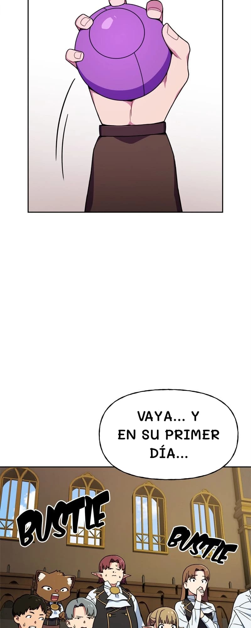 Vaya... Y en su primer día...