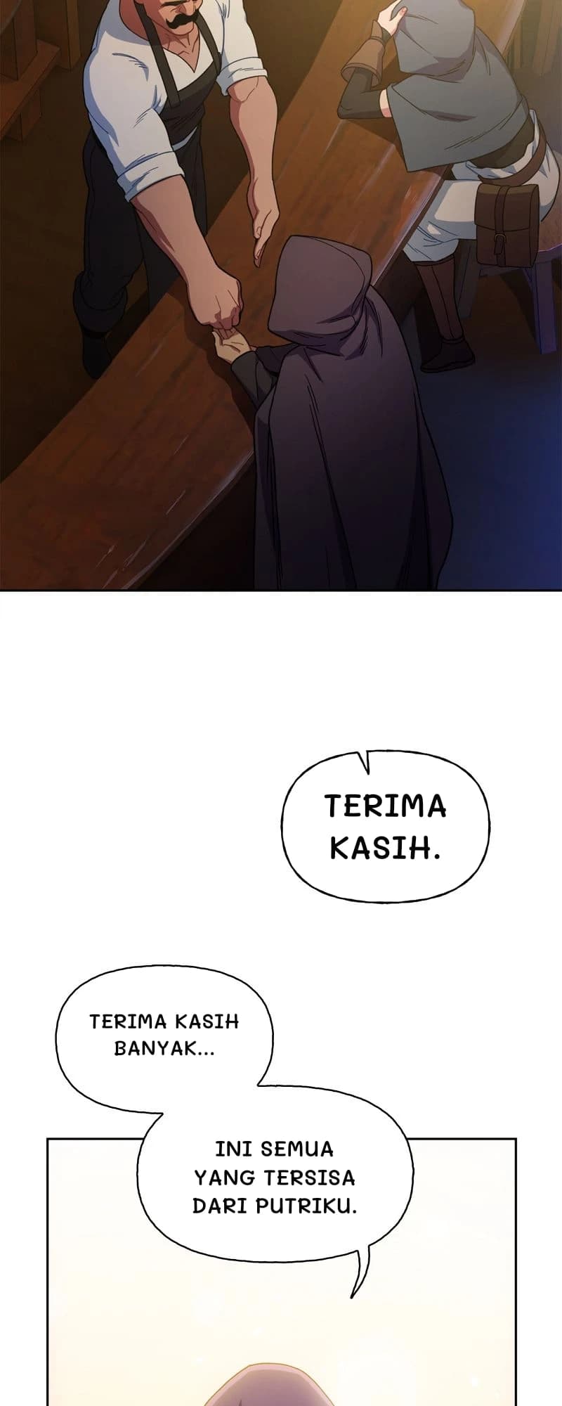 Terima kasih.
Terima kasih banyak...
Ini semua yang tersisa dari putriku.