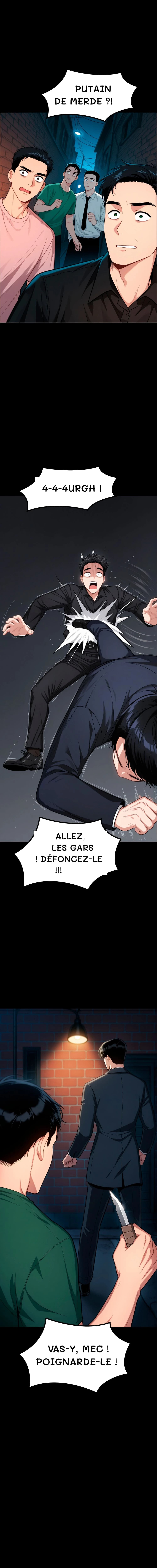 Putain de merde ?!
4-4-4urgh !
Allez, les gars ! Défoncez-le !!!
Vas-y, mec ! Poignarde-le !
