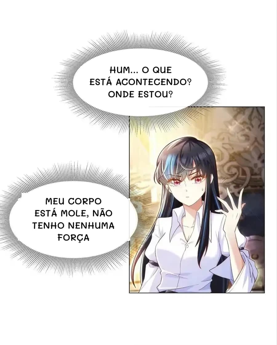 Hum... o que está acontecendo? Onde estou?
Meu corpo está mole, não tenho nenhuma força