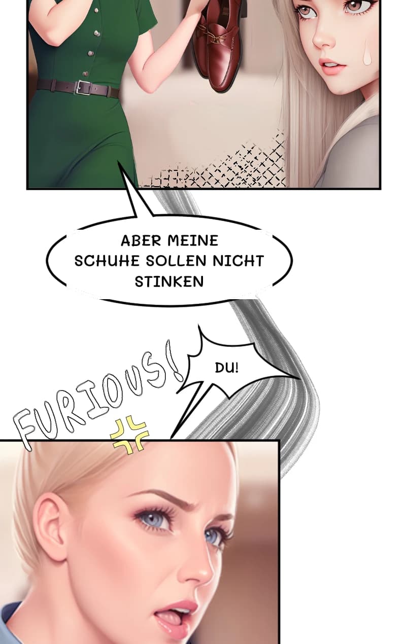 ABER MEINE SCHUHE SOLLEN NICHT STINKEN
DU!