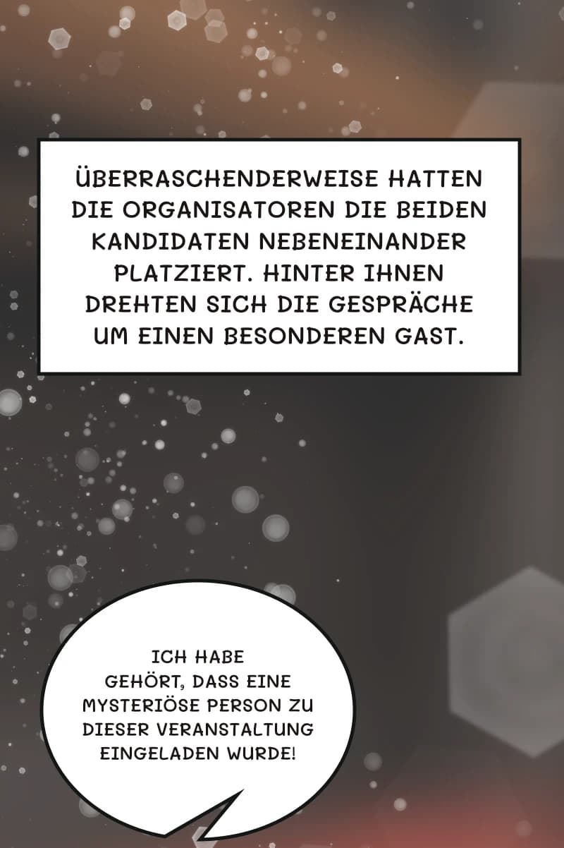 Überraschenderweise hatten die Organisatoren die beiden Kandidaten nebeneinander platziert. Hinter ihnen drehten sich die Gespräche um einen besonderen Gast.
Ich habe gehört, dass eine mysteriöse Person zu dieser Veranstaltung eingeladen wurde!