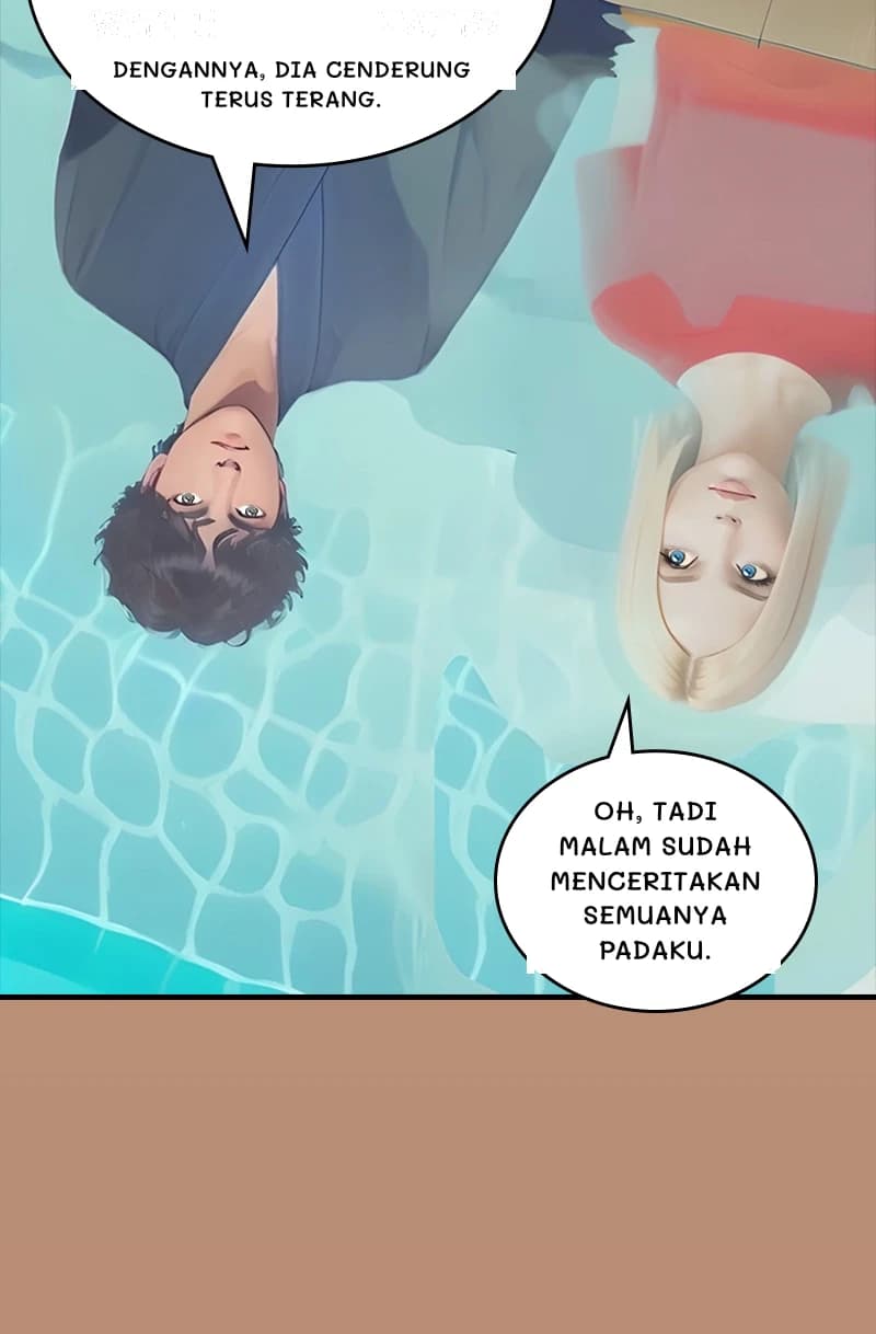 Dengannya, dia cenderung terus terang.
Oh, tadi malam sudah menceritakan semuanya padaku.
