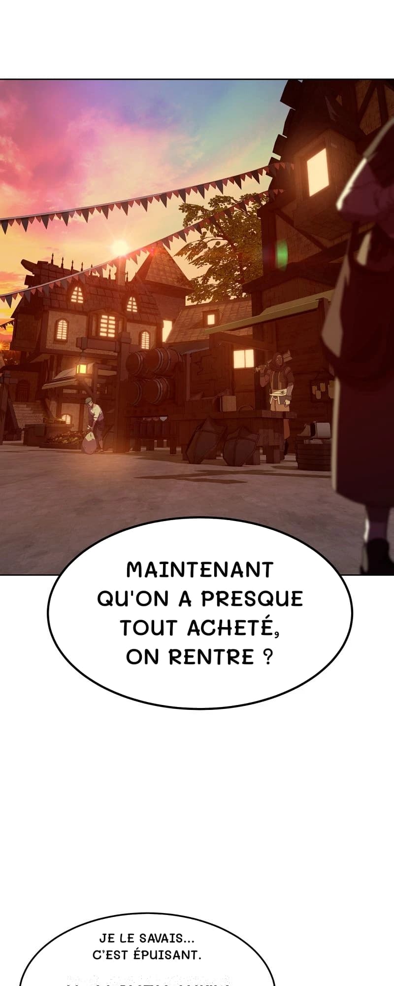 Maintenant qu'on a presque tout acheté, on rentre ?
Je le savais… C’est épuisant.