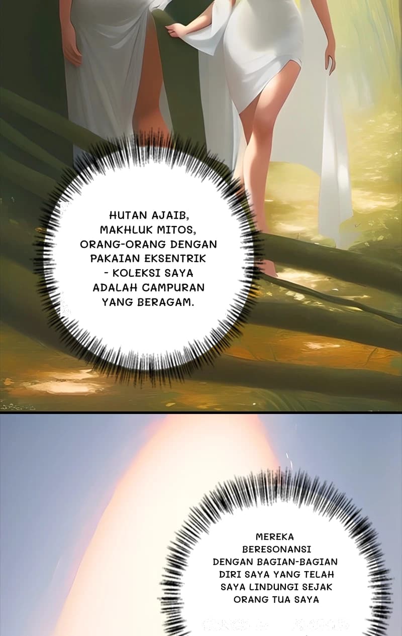 Hutan ajaib, makhluk mitos, orang-orang dengan pakaian eksentrik - koleksi saya adalah campuran yang beragam.
Mereka beresonansi dengan bagian-bagian diri saya yang telah saya lindungi sejak orang tua saya