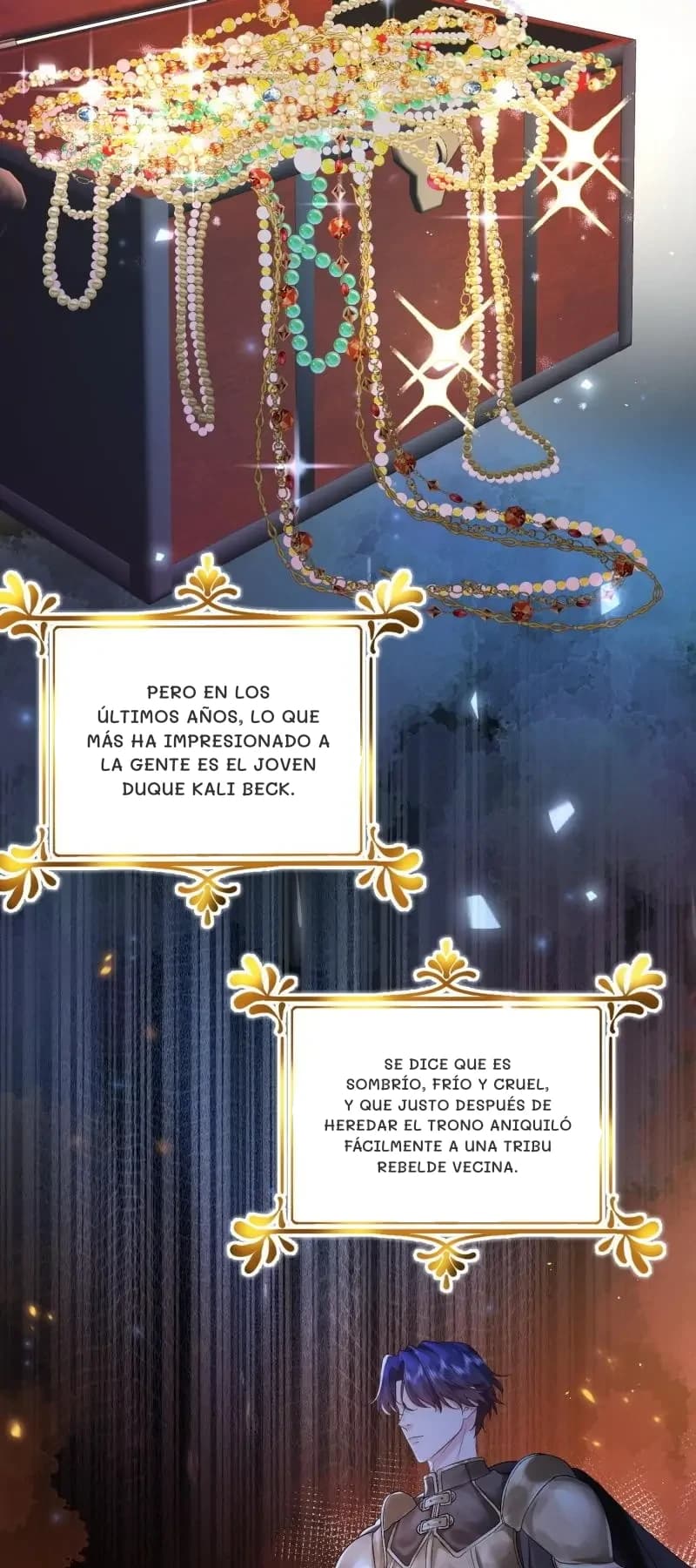 Pero en los últimos años, lo que más ha impresionado a la gente es el joven duque Kali Beck.
Se dice que es sombrío, frío y cruel, y que justo después de heredar el trono aniquiló fácilmente a una tribu rebelde vecina.