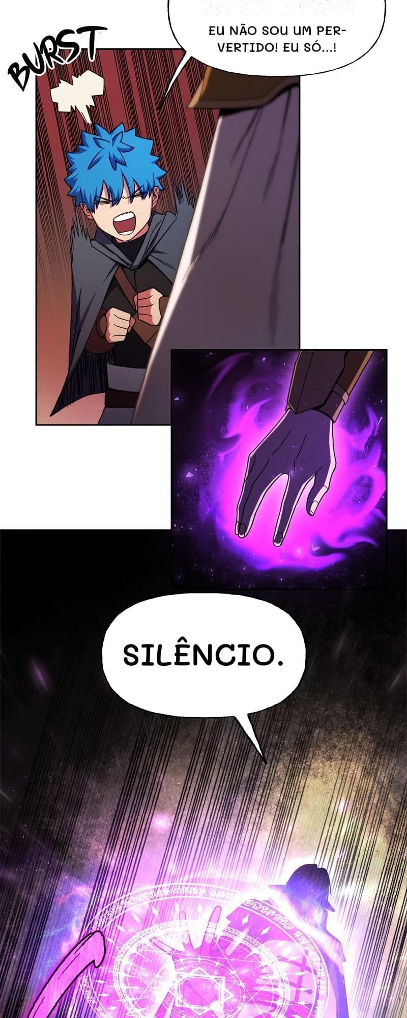 Eu não sou um pervertido! Eu só...!
Silêncio.