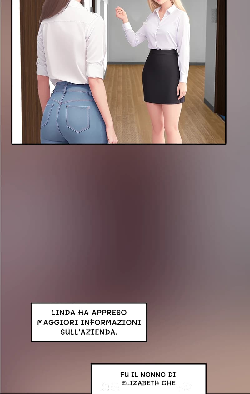 Linda ha appreso maggiori informazioni sull'azienda.
Fu il nonno di Elizabeth che