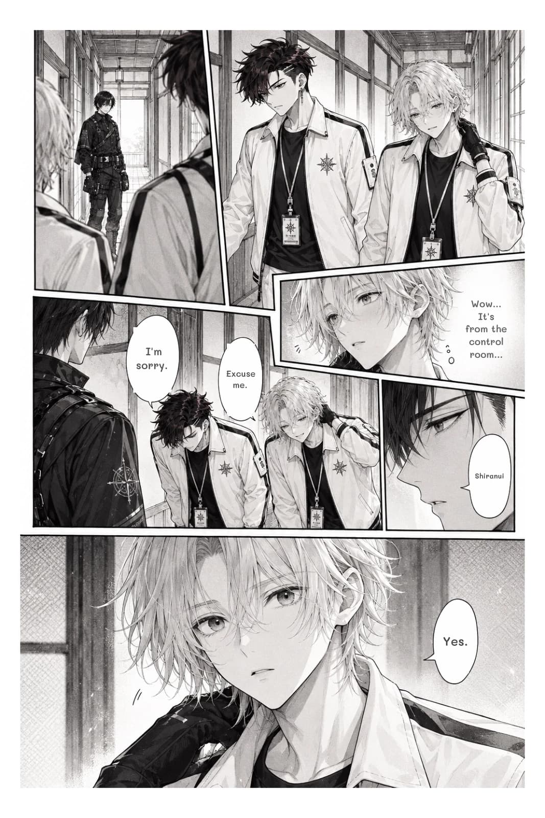 Wow... It's from the control room...
I'm sorry.
Excuse me.
Shiranui
Yes.