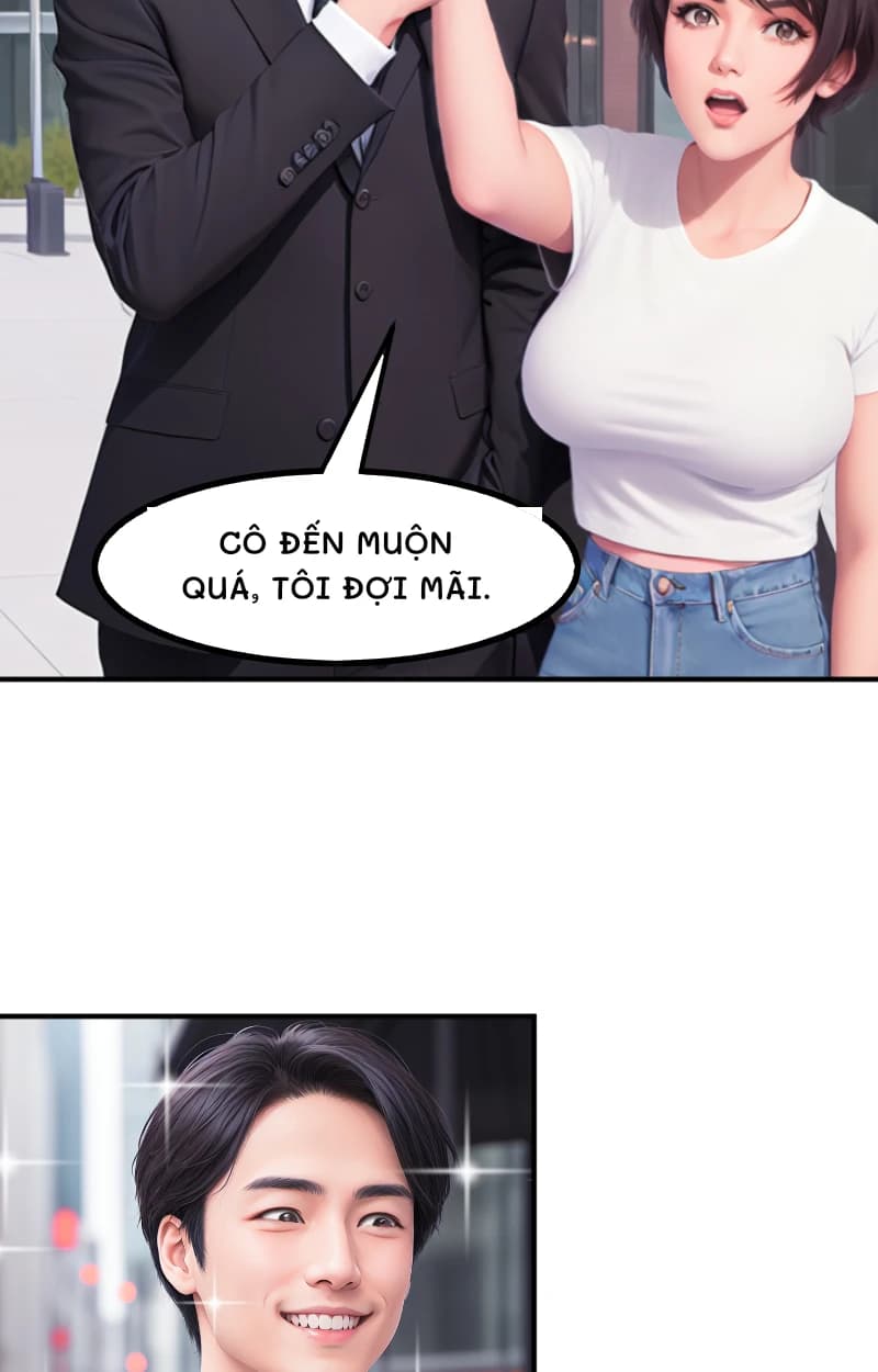 Cô đến muộn quá, tôi đợi mãi.
