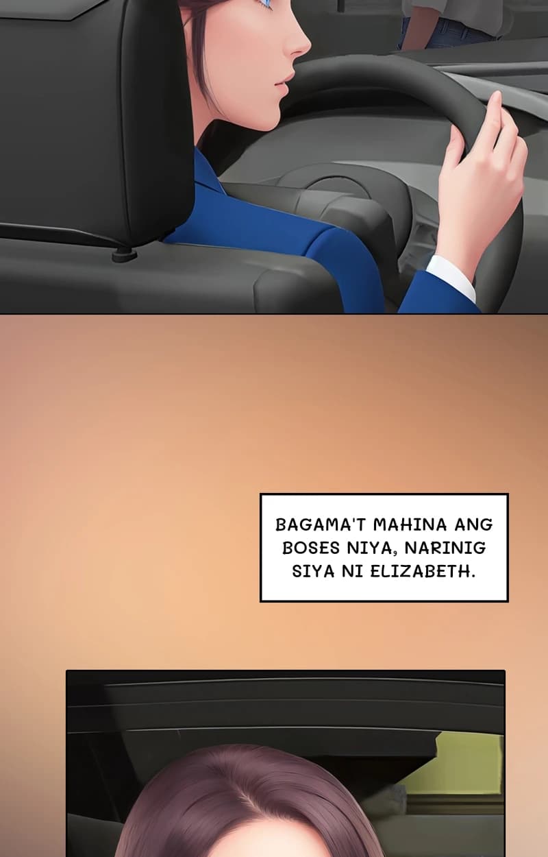 Bagama't mahina ang boses niya, narinig siya ni elizabeth.