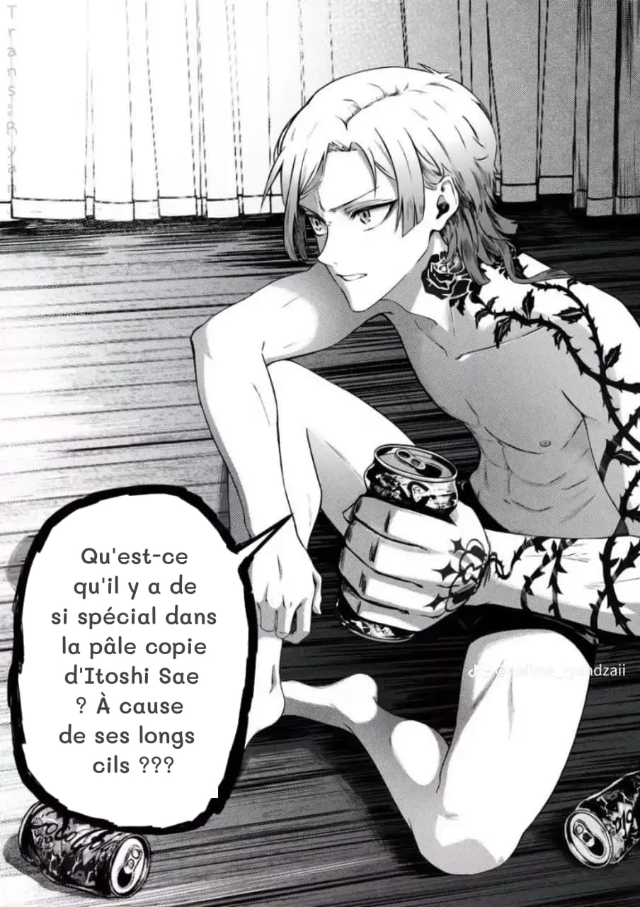 Qu'est-ce qu'il y a de si spécial dans la pâle copie d'Itoshi Sae ? À cause de ses longs cils ???