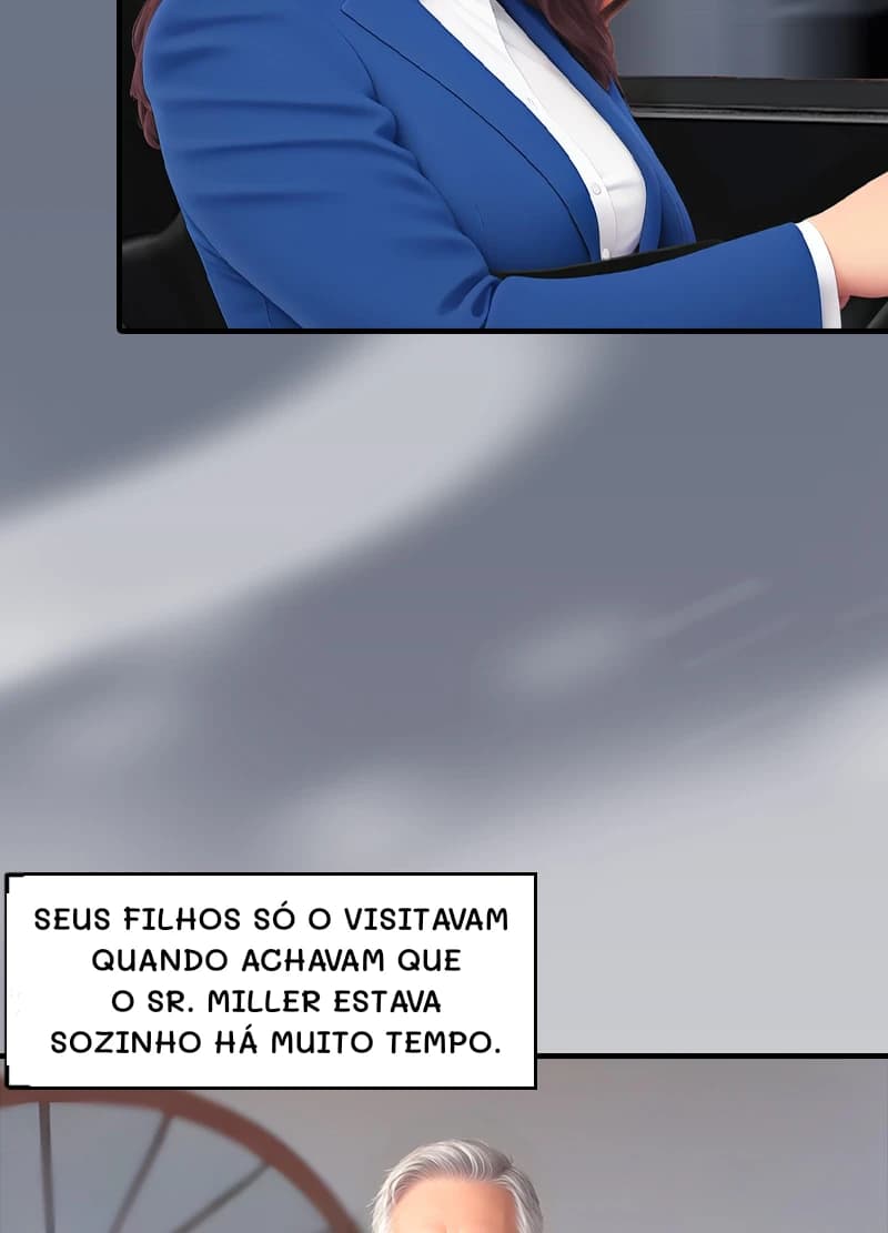 Seus filhos só o visitavam quando achavam que o Sr. Miller estava sozinho há muito tempo.