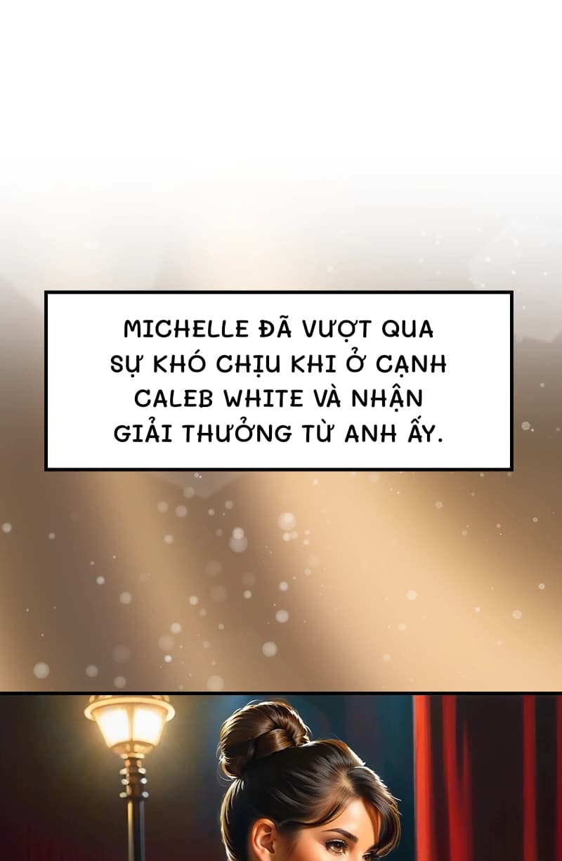 Michelle đã vượt qua sự khó chịu khi ở cạnh Caleb White và nhận giải thưởng từ anh ấy.