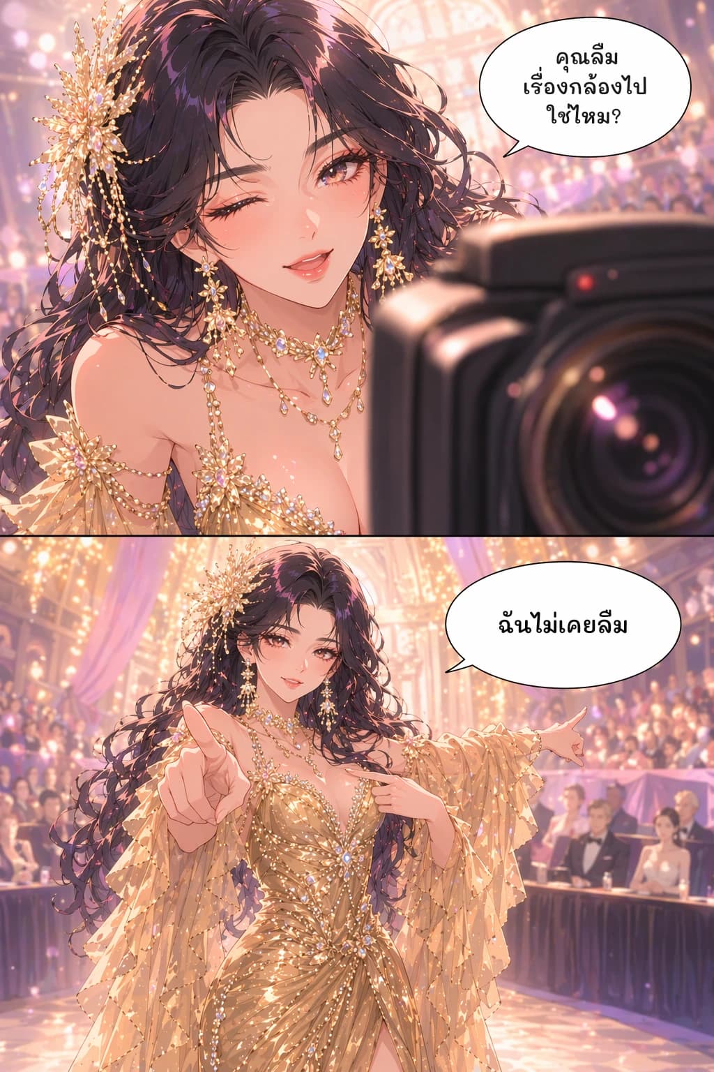 คุณลืมเรื่องกล้องไปใช่ไหม?
ฉันไม่เคยลืม