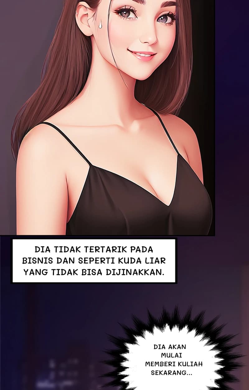 Dia tidak tertarik pada bisnis dan seperti kuda liar yang tidak bisa dijinakkan.
Dia akan mulai memberi kuliah sekarang...