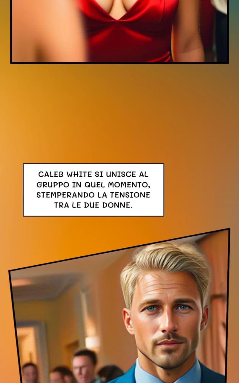 Caleb White si unisce al gruppo in quel momento, stemperando la tensione tra le due donne.