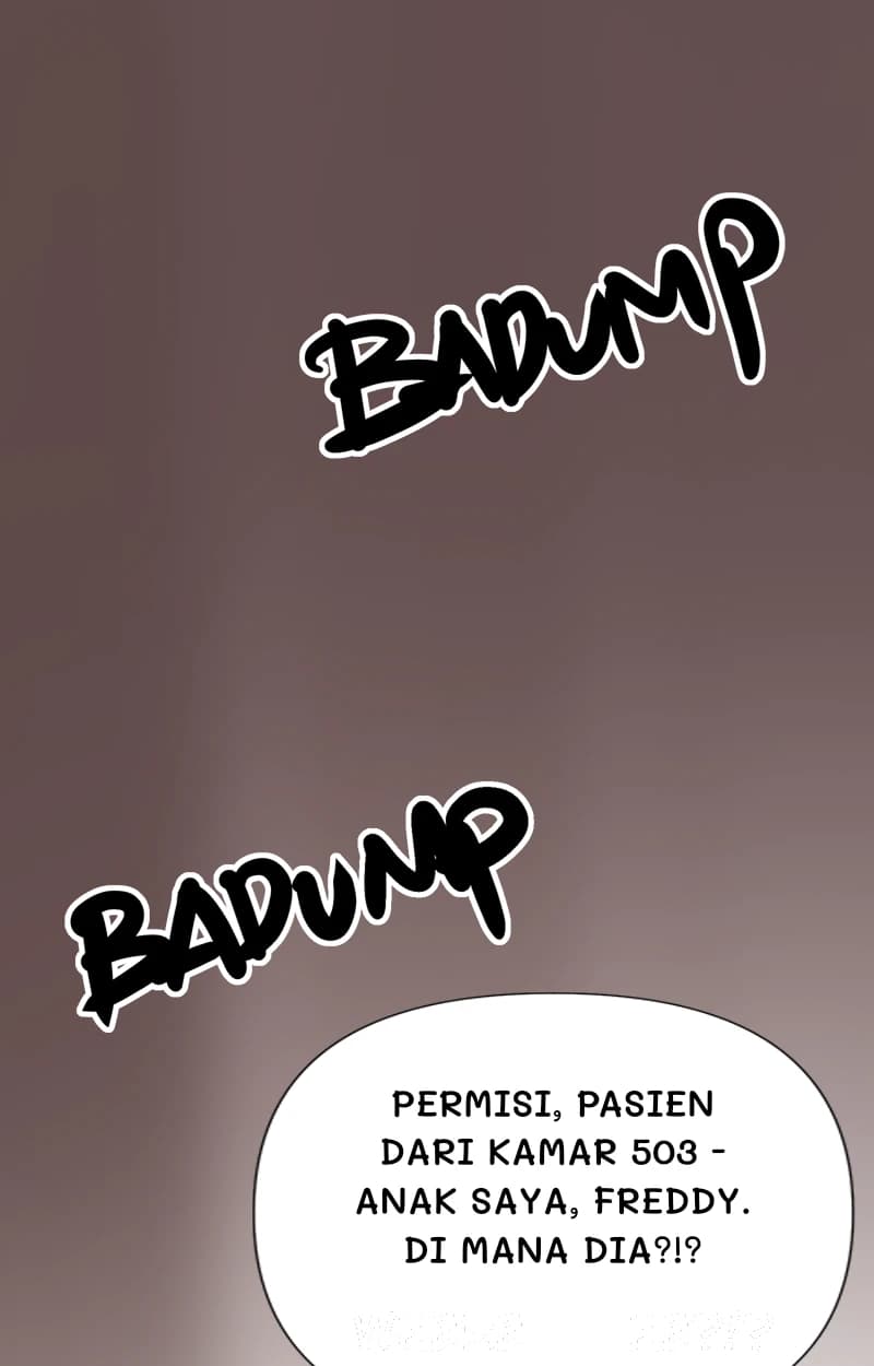 Permisi, pasien dari kamar 503 - anak saya, Freddy. Di mana dia?!?
