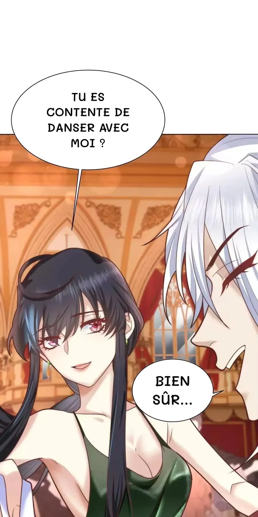 Tu es contente de danser avec moi ?
Bien sûr…