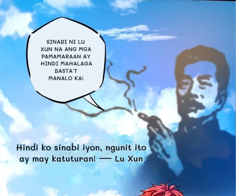 Sinabi ni Lu xun na ang mga pamamaraan ay hindi mahalaga basta't manalo ka!
Hindi ko sinabi iyon, ngunit ito ay may katuturan! — Lu Xun