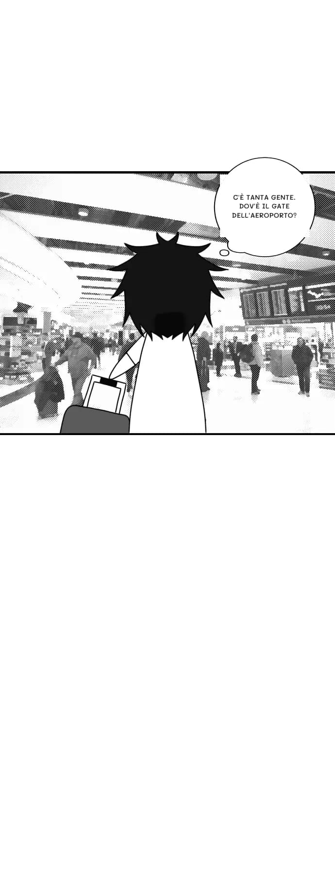 C'è tanta gente. Dov'è il gate dell'aeroporto?
