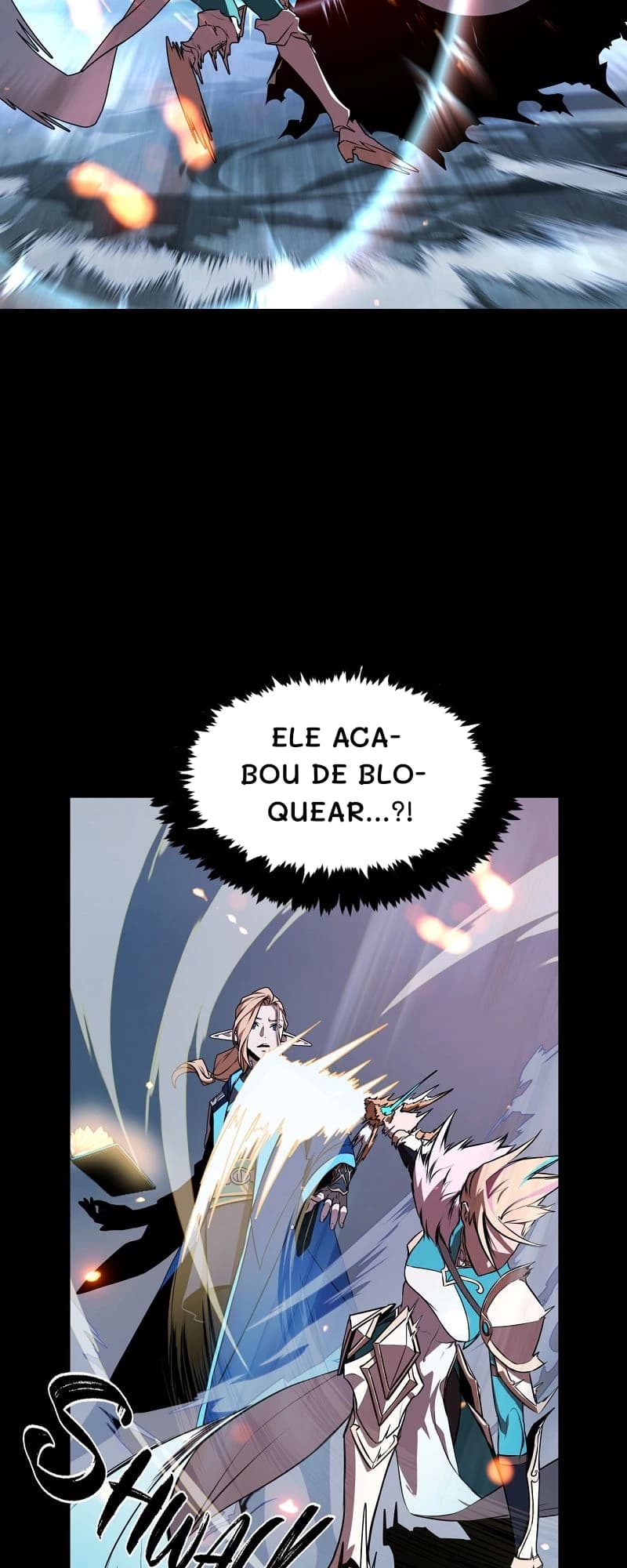 Ele acabou de bloquear...?!