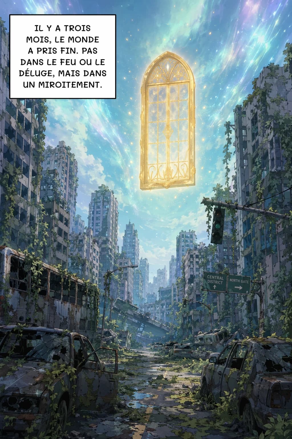 IL Y A TROIS MOIS, LE MONDE A PRIS FIN. PAS DANS LE FEU OU LE DÉLUGE, MAIS DANS UN MIROITEMENT.