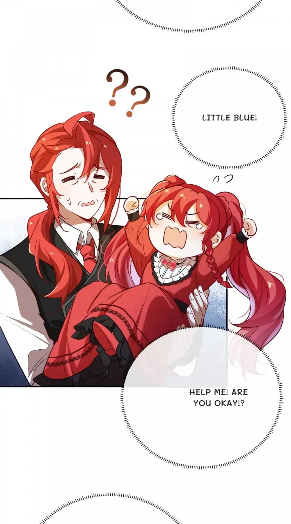 Little Blue!
Help me! Are you okay!?