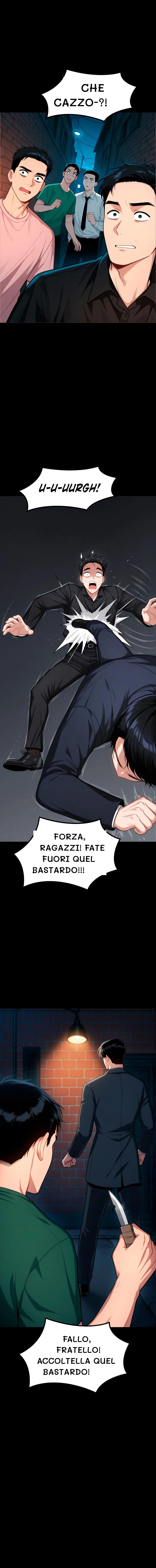 Che cazzo-?!
Forza, ragazzi! Fate fuori quel bastardo!!!
Fallo, fratello! Accoltella quel bastardo!