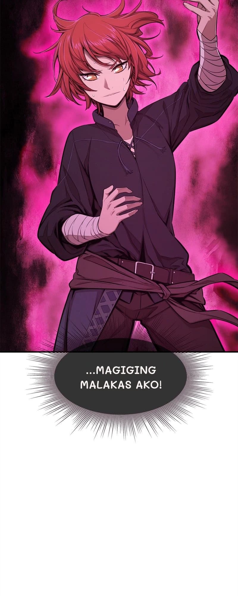 ...magiging malakas ako!