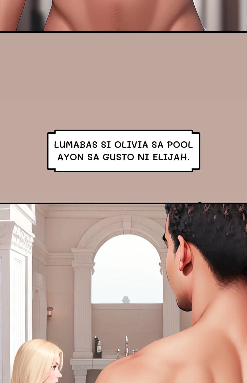 Lumabas si Olivia sa pool ayon sa gusto ni elijah.