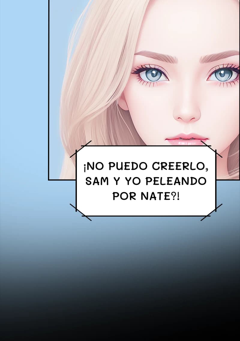 ¡No puedo creerlo, Sam y yo peleando por Nate?!