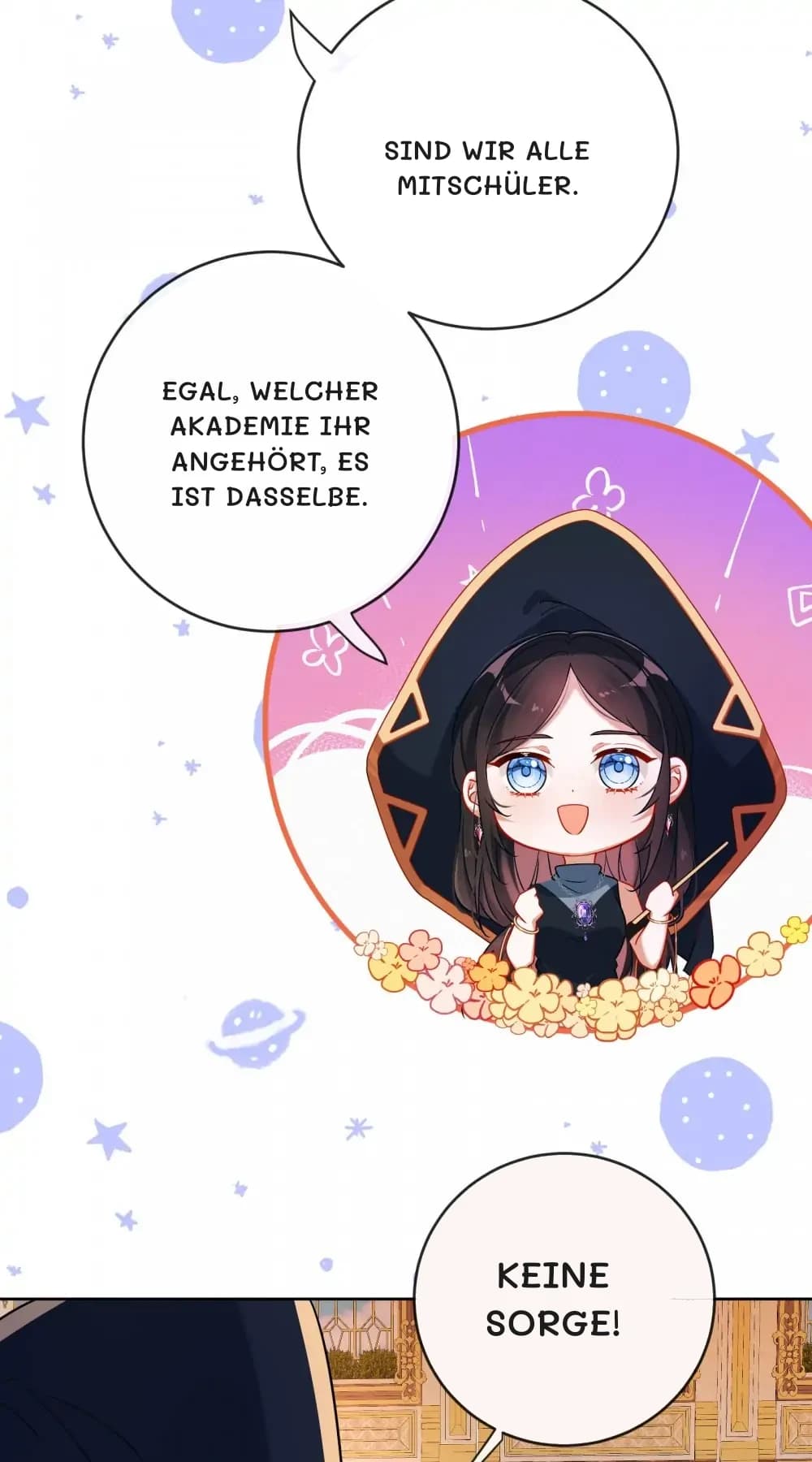 sind wir alle Mitschüler.
Egal, welcher Akademie ihr angehört, es ist dasselbe.
Keine Sorge!