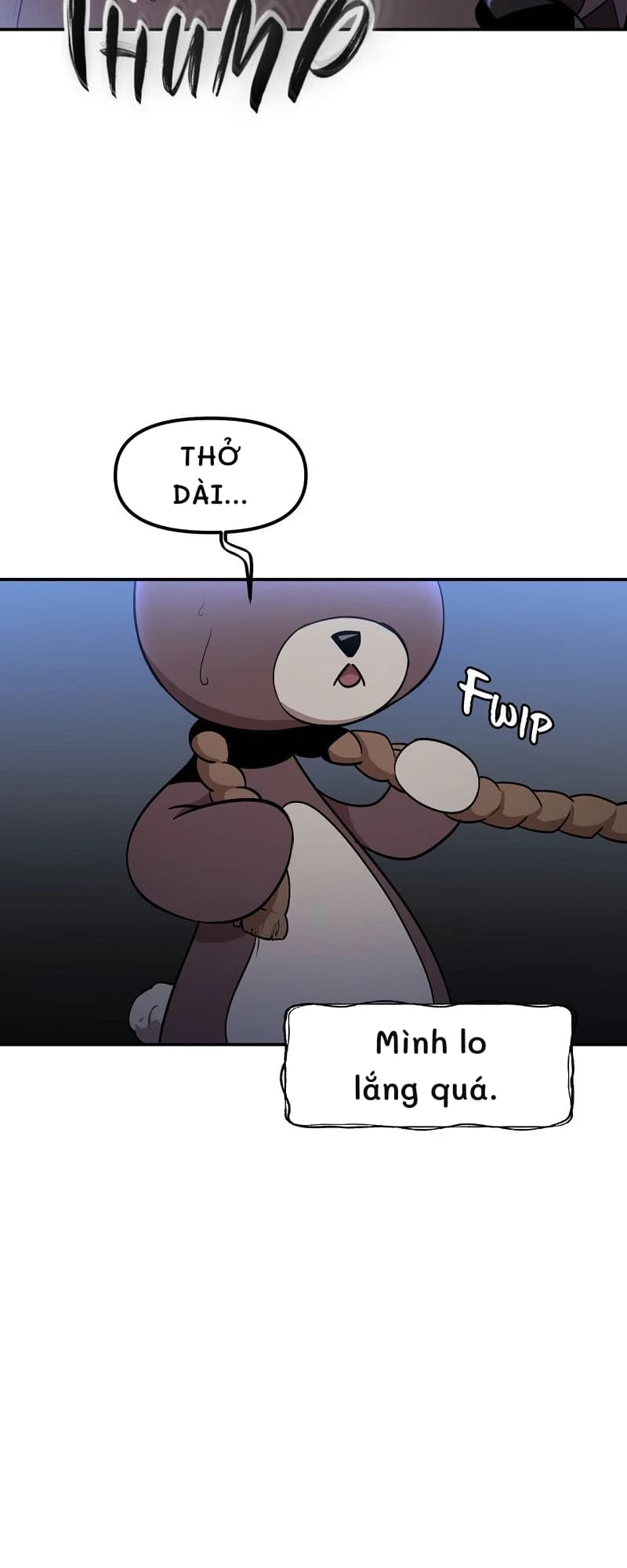 Thở dài...
Mình lo lắng quá.
