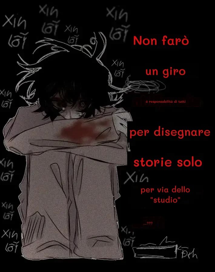 Non farò
un giro
è responsabilità di tutti
per disegnare
storie solo
per via dello "studio"
...???