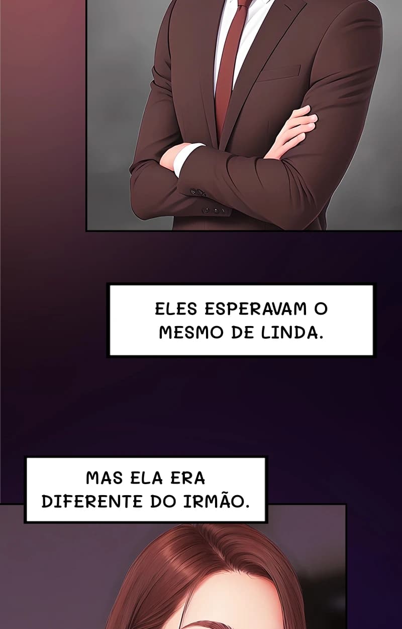 Eles esperavam o mesmo de Linda.
Mas ela era diferente do irmão.