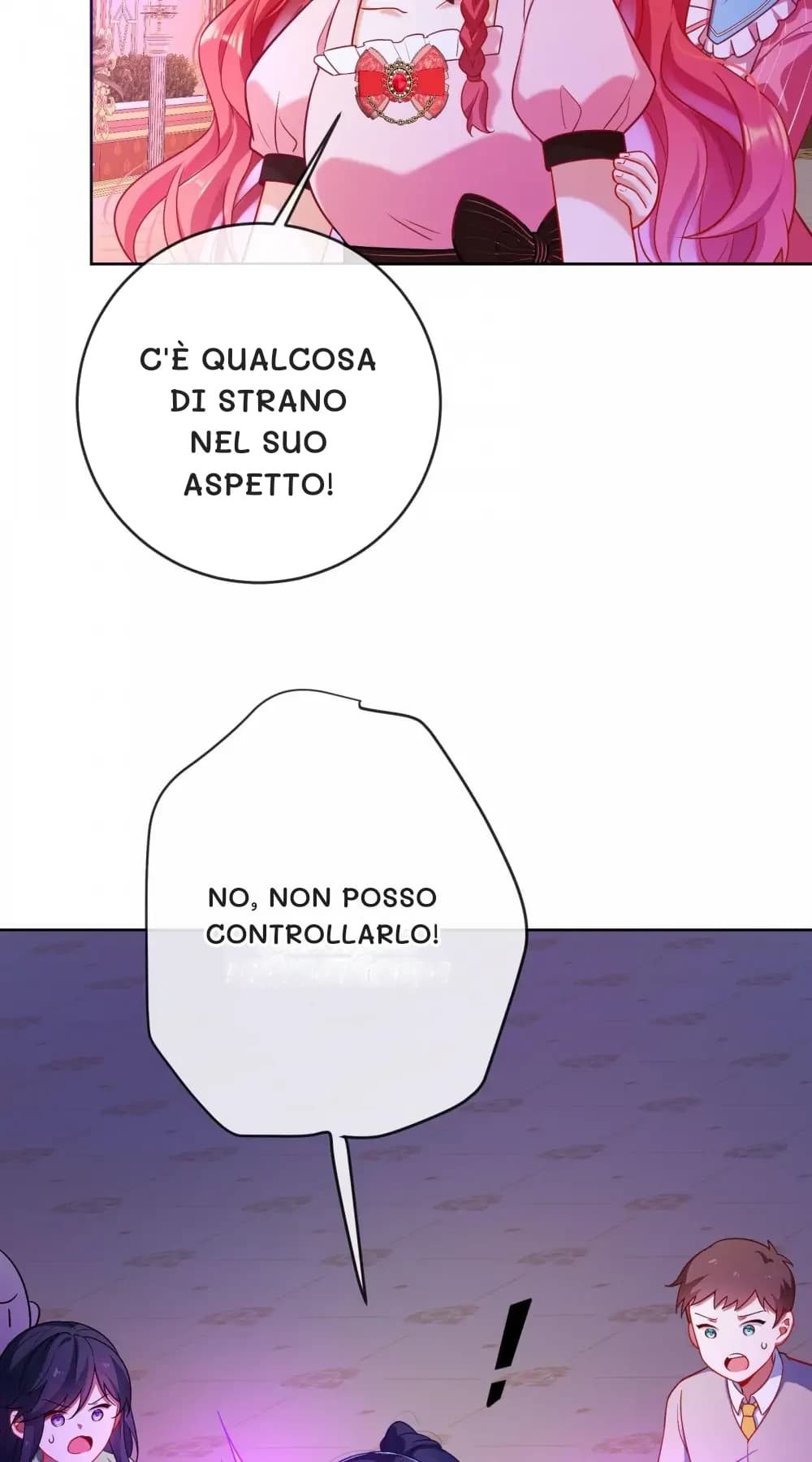 C'è qualcosa di strano nel suo aspetto!
No, non posso controllarlo!