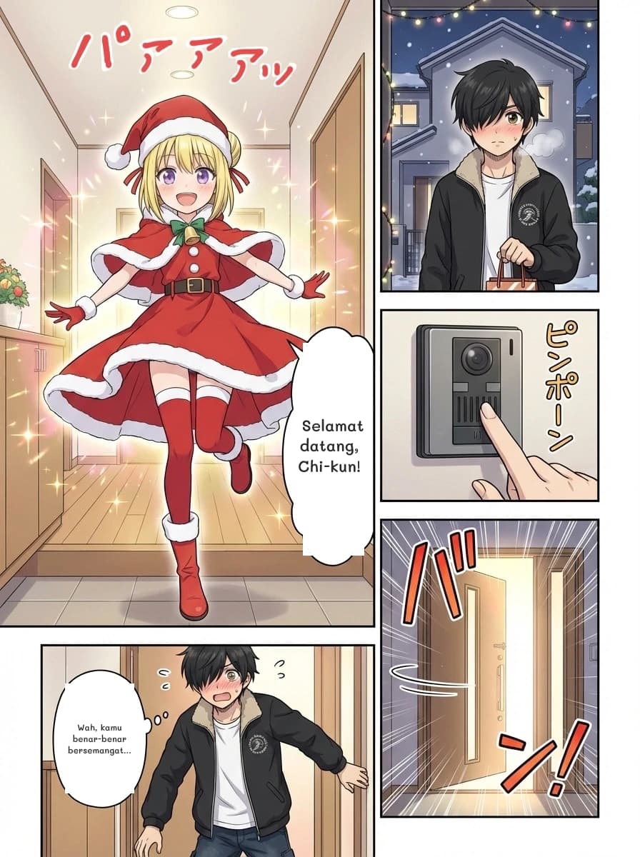 Selamat datang, Chi-kun!
Wah, kamu benar-benar bersemangat...