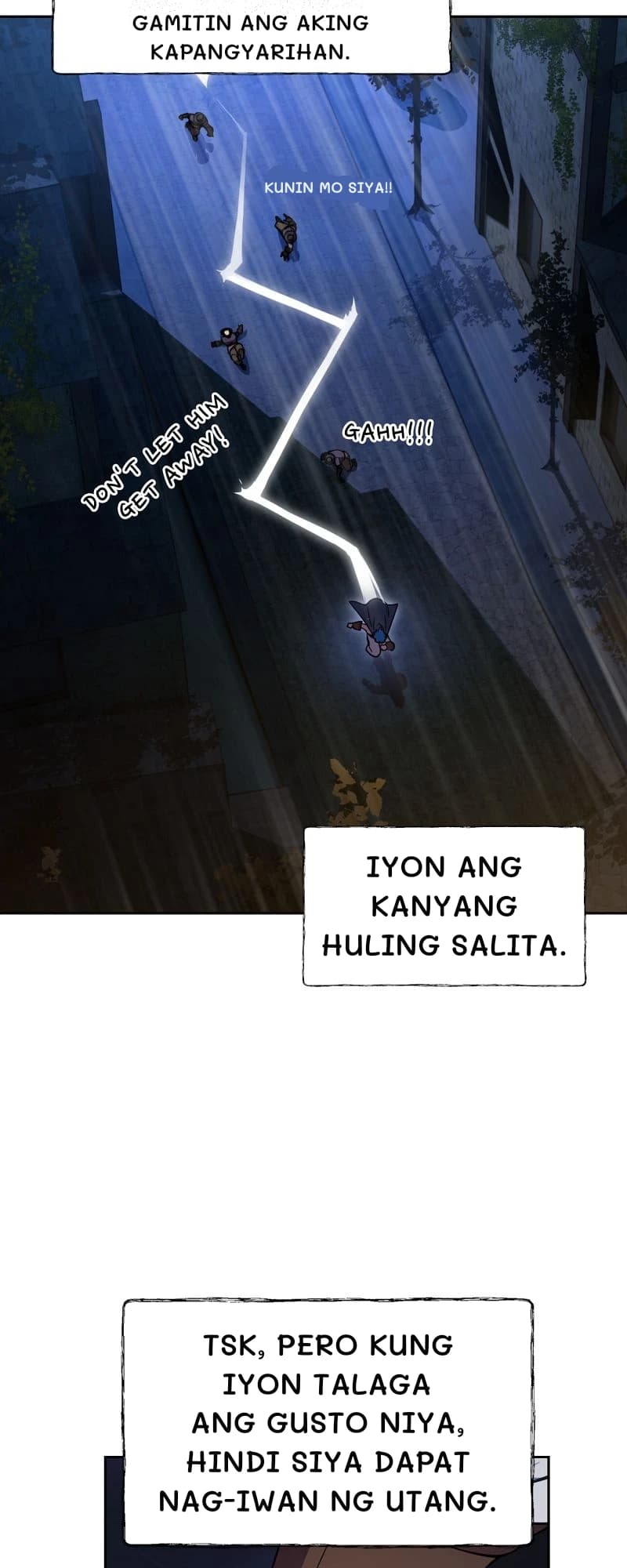Gamitin ang aking kapangyarihan.
Kunin mo siya!!
Iyon ang kanyang huling salita.
Tsk, pero kung iyon talaga ang gusto niya, hindi siya dapat nag-iwan ng utang.