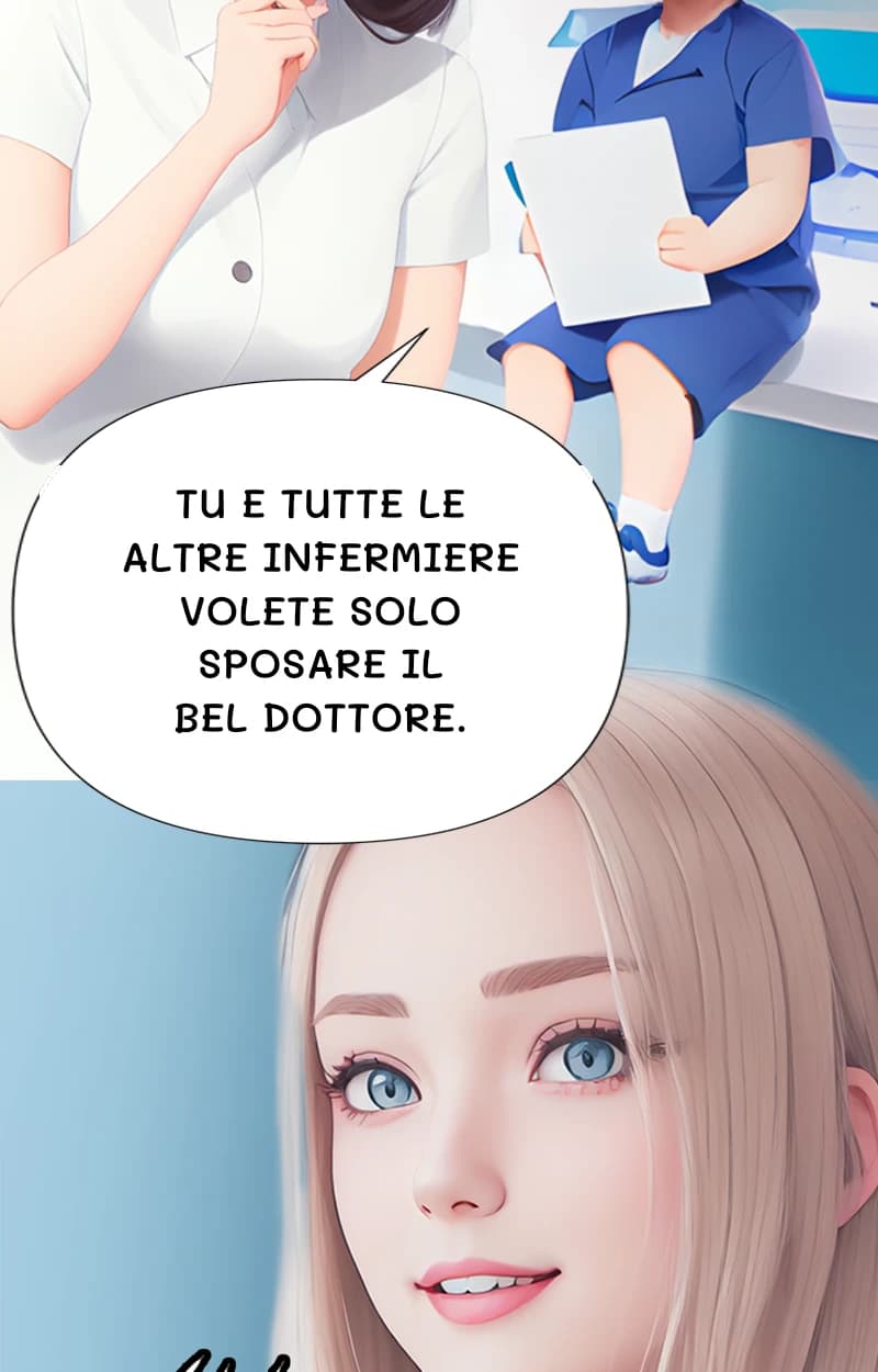 Tu e tutte le altre infermiere volete solo sposare il bel dottore.