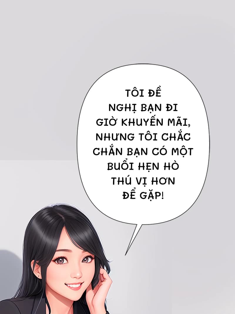 Tôi đề nghị bạn đi giờ khuyến mãi, nhưng tôi chắc chắn bạn có một buổi hẹn hò thú vị hơn để gặp!