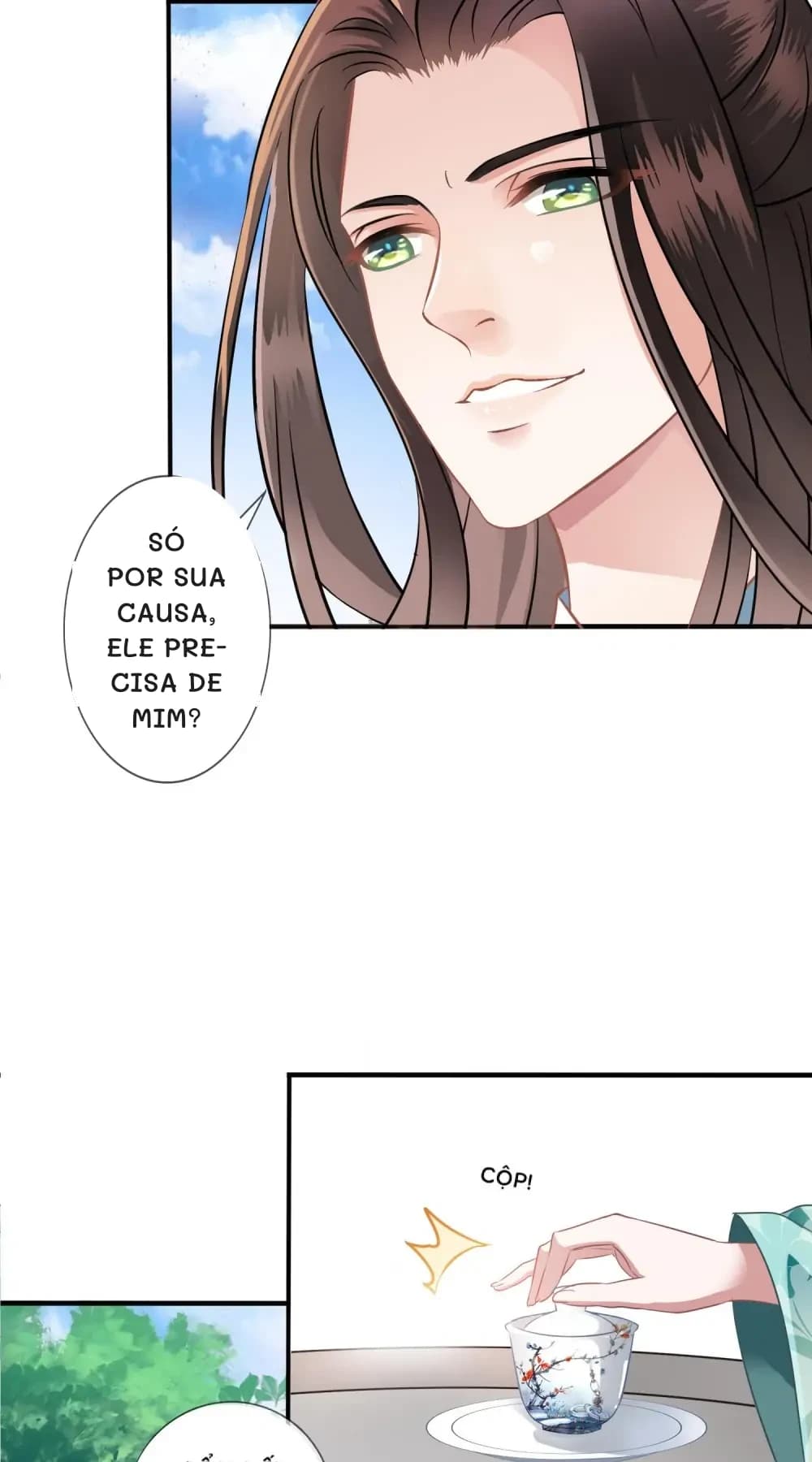 Só por sua causa, ele precisa de mim?